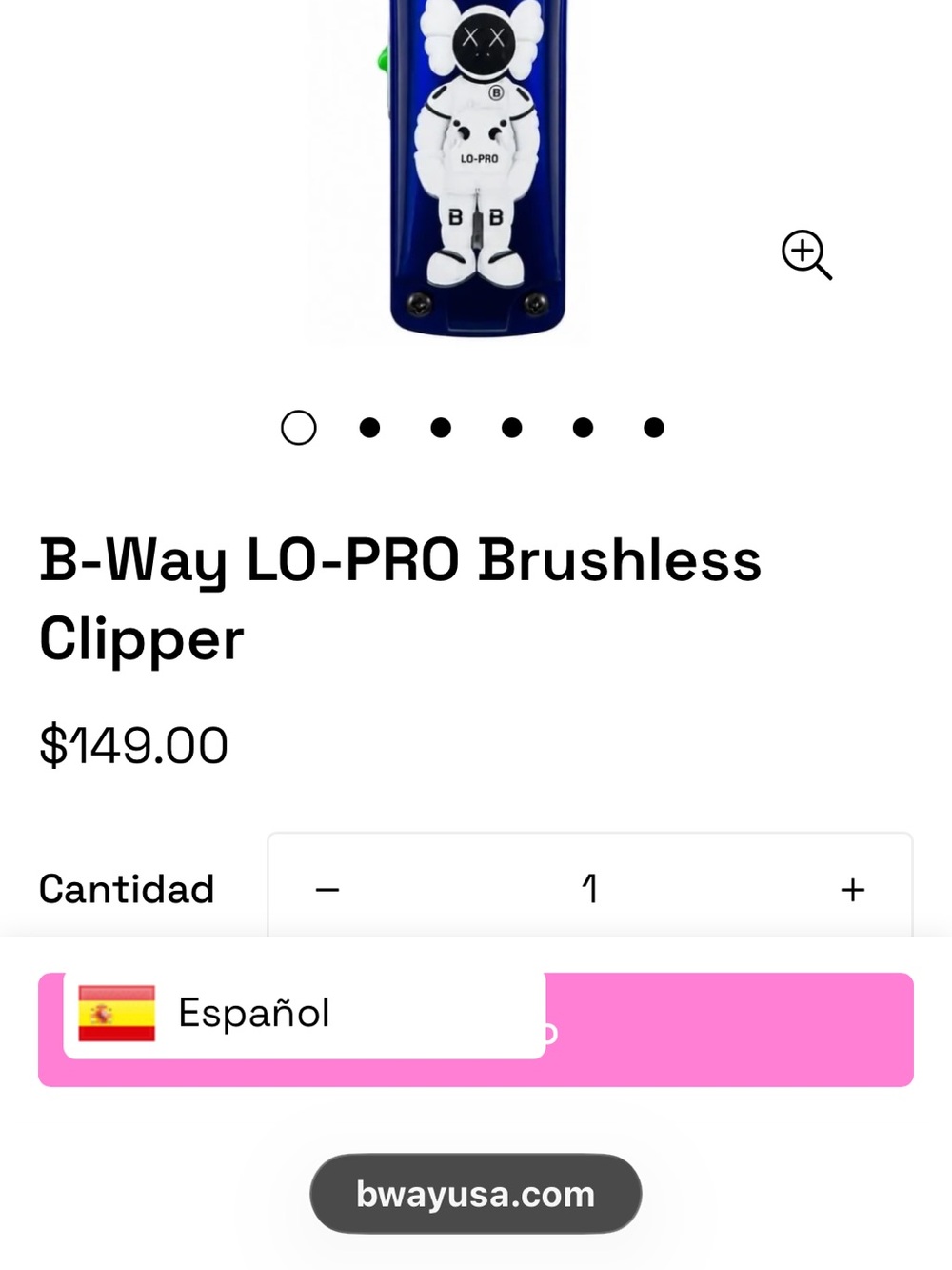 LO-PRO Brushless Clipper — Blue